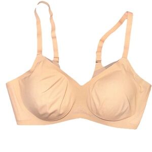 Honeylove Liftwear Crossover Bra, Size Large (38b/C), Blush, Wireless
